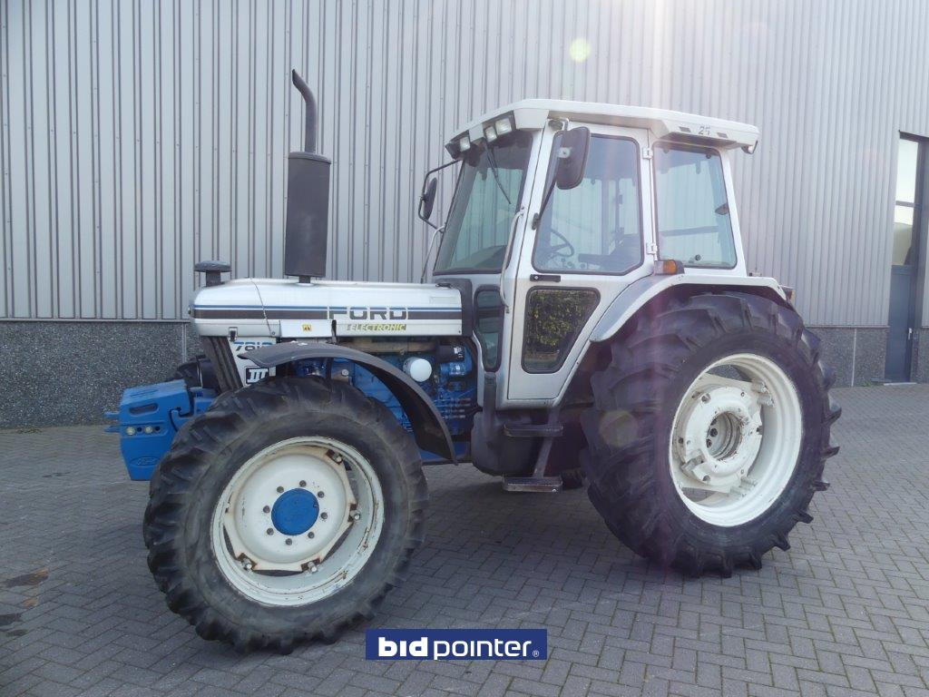 Farm tractor Ford 7810 Silver Jubilee