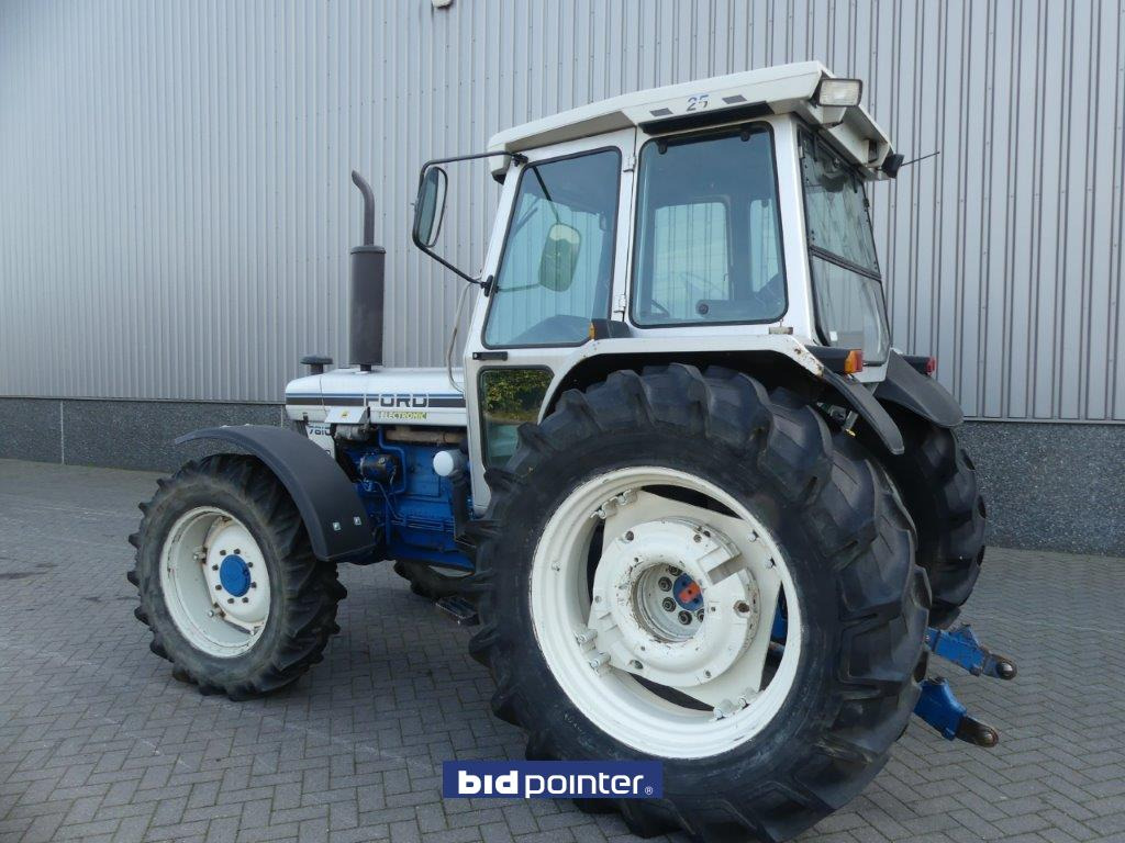 Farm tractor Ford 7810 Silver Jubilee