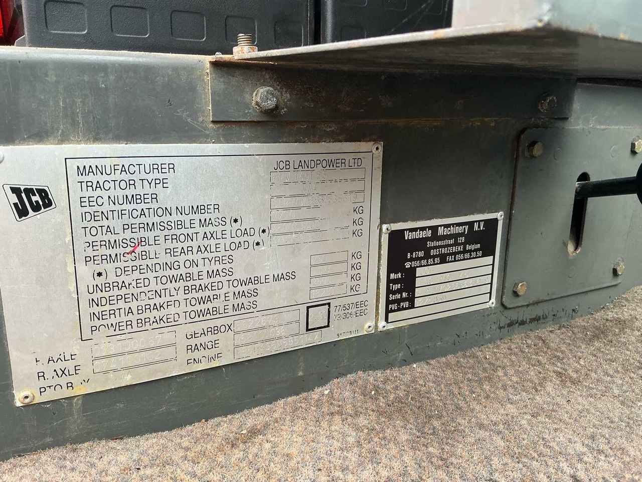 Farm tractor JCB Fastrac 145 TURBO