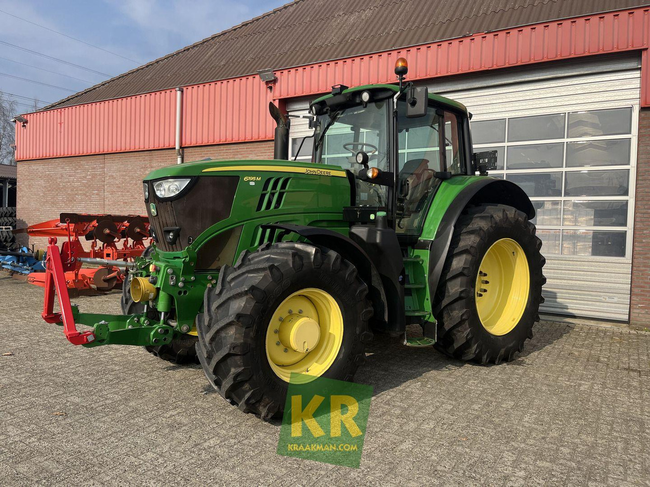 Farm tractor John Deere 6195M