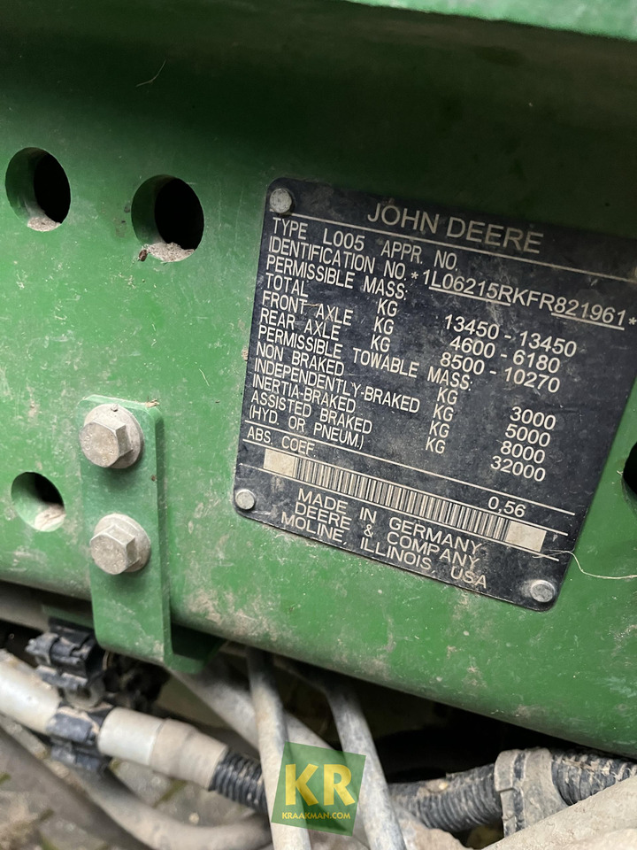 Farm tractor John Deere 6215R