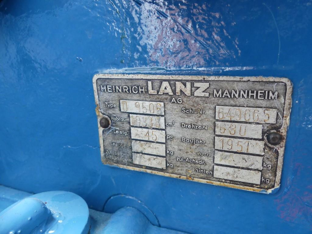 Farm tractor Lanz Bulldog D9506