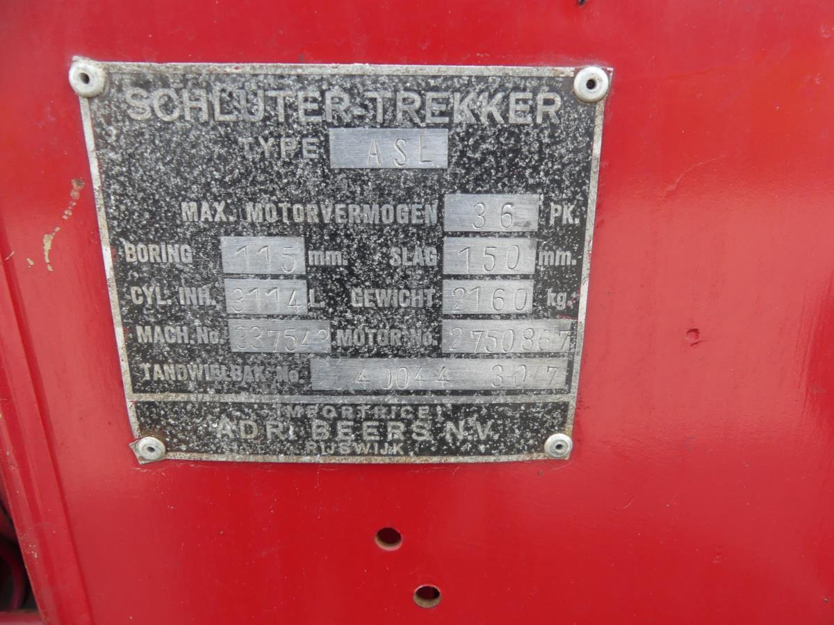 Farm tractor Schlüter ASL