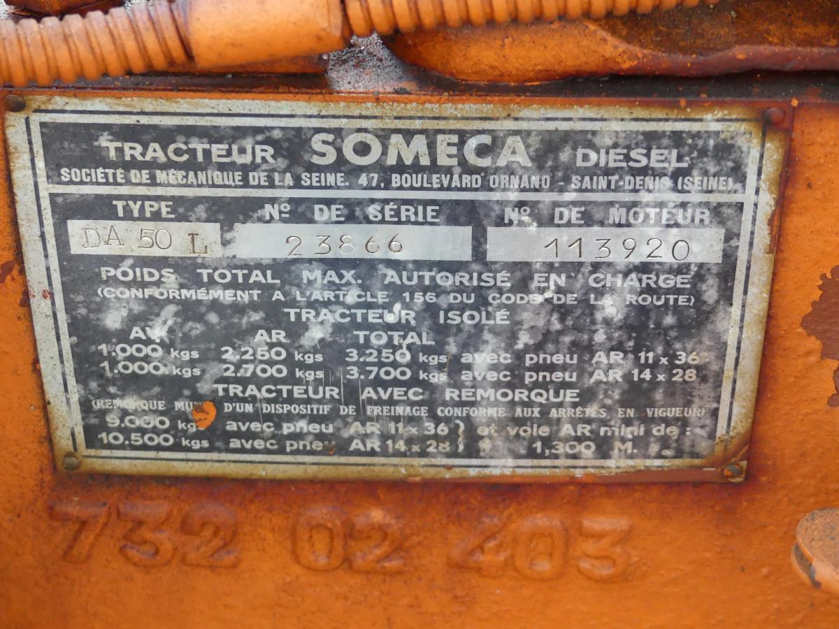 Farm tractor Someca DA50L