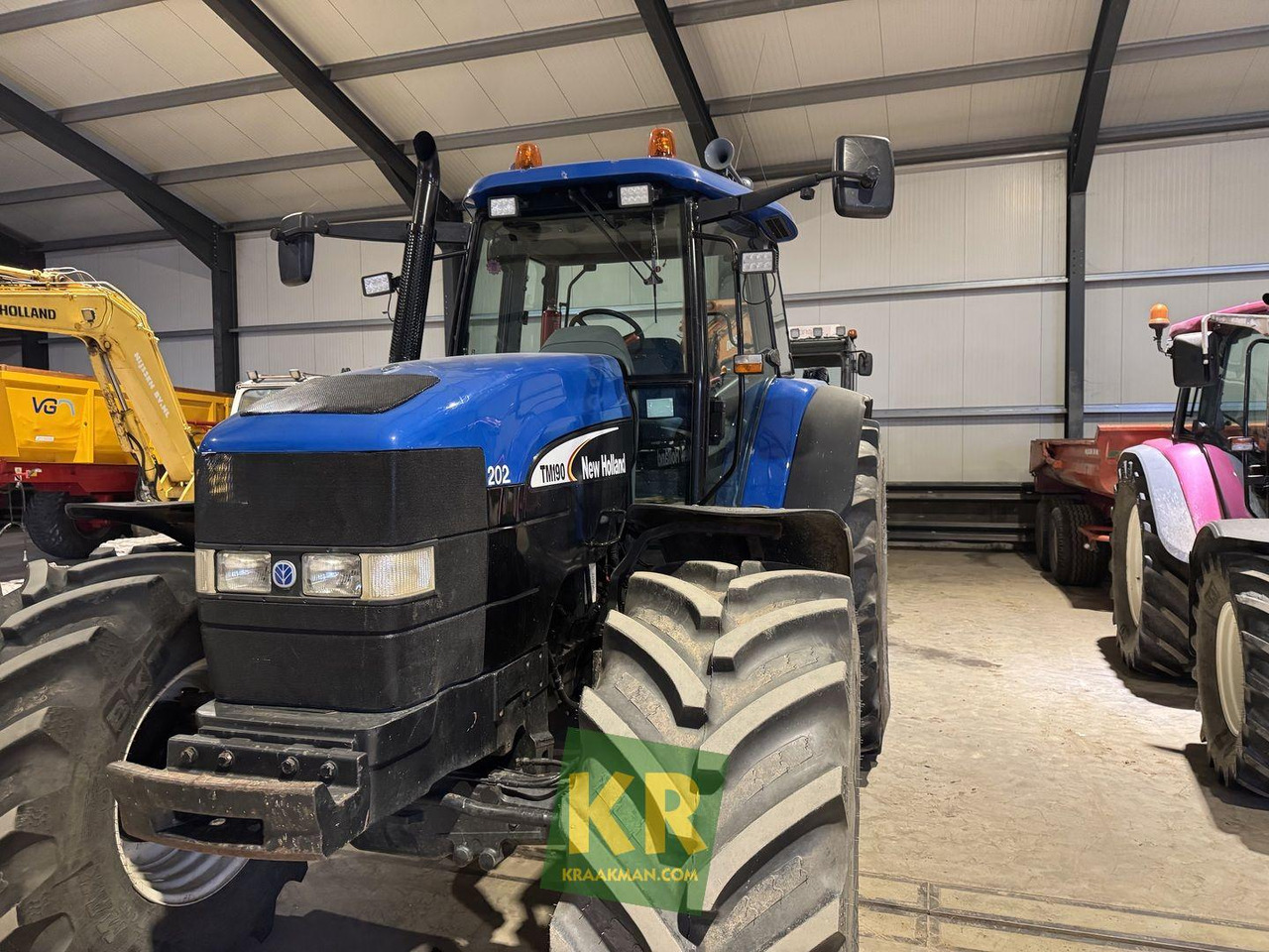 Farm tractor TM190 New Holland