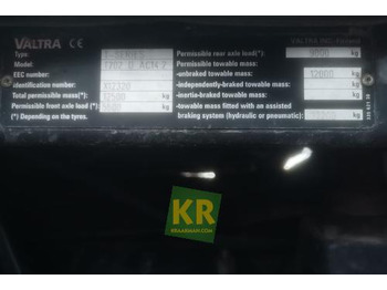 Farm tractor Valtra Overig 