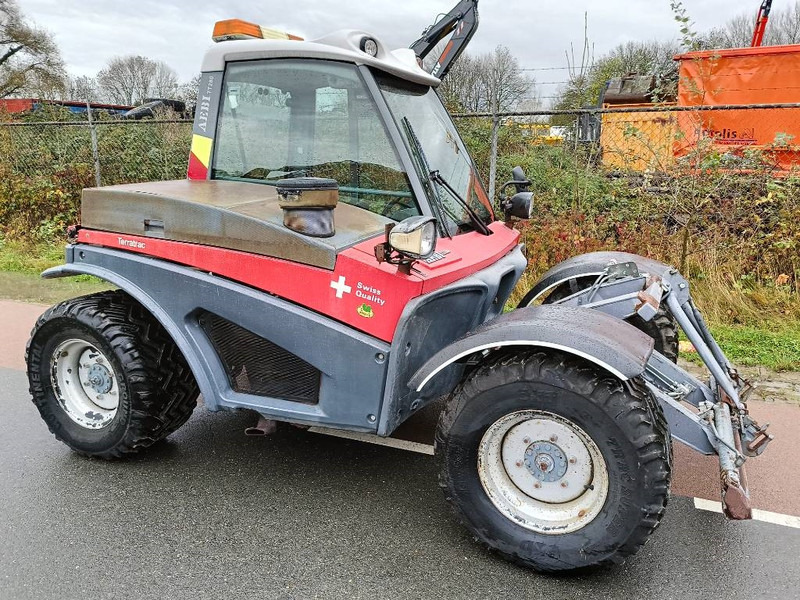 Farm trailer Aebi TT280 werktuigdrager maaier laag zwaartepunt