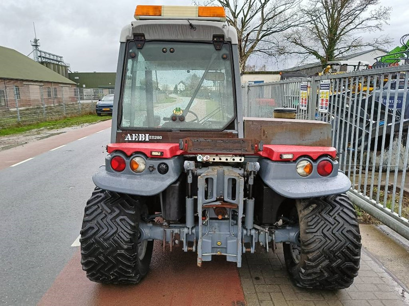 Farm trailer Aebi TT280 werktuigdrager maaier laag zwaartepunt