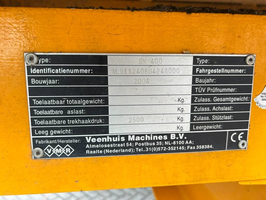 Farm trailer Veenhuis SW 400 Silagewagen