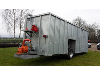 Fertilizer spreader Agomac gegalvaniseerde mest-pompcontainer