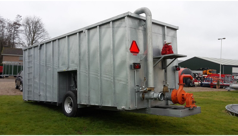 Fertilizer spreader Agomac gegalvaniseerde mest-pompcontainer