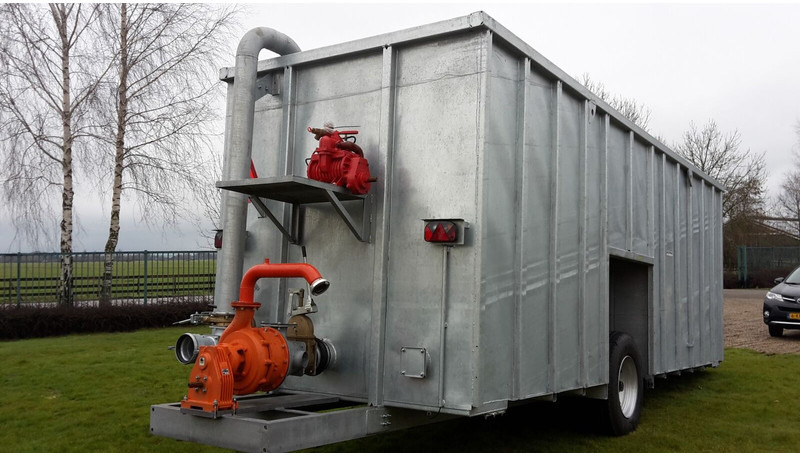 Fertilizer spreader Agomac gegalvaniseerde mest-pompcontainer