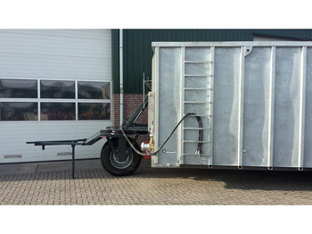 Fertilizer spreader Mestcontainer met neuswiel