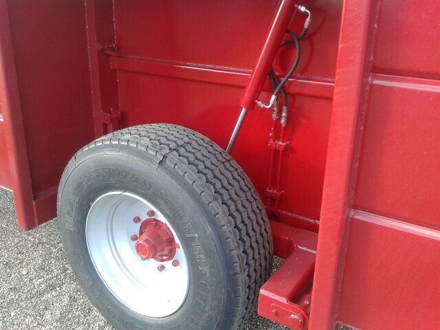 Fertilizer spreader RVS mestcontainer