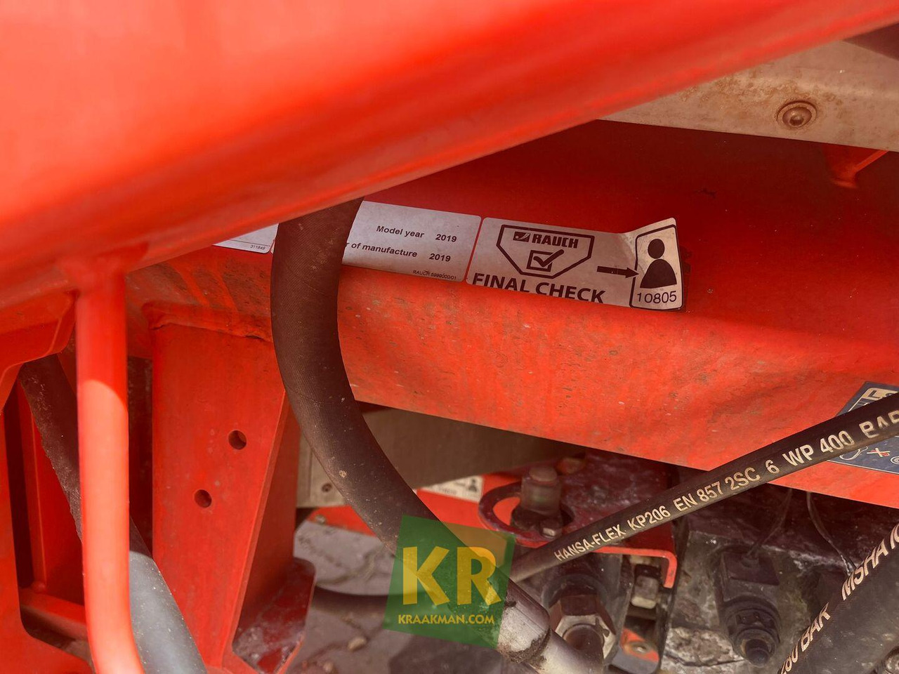 Fertilizer spreader Rauch ZZ Conversie