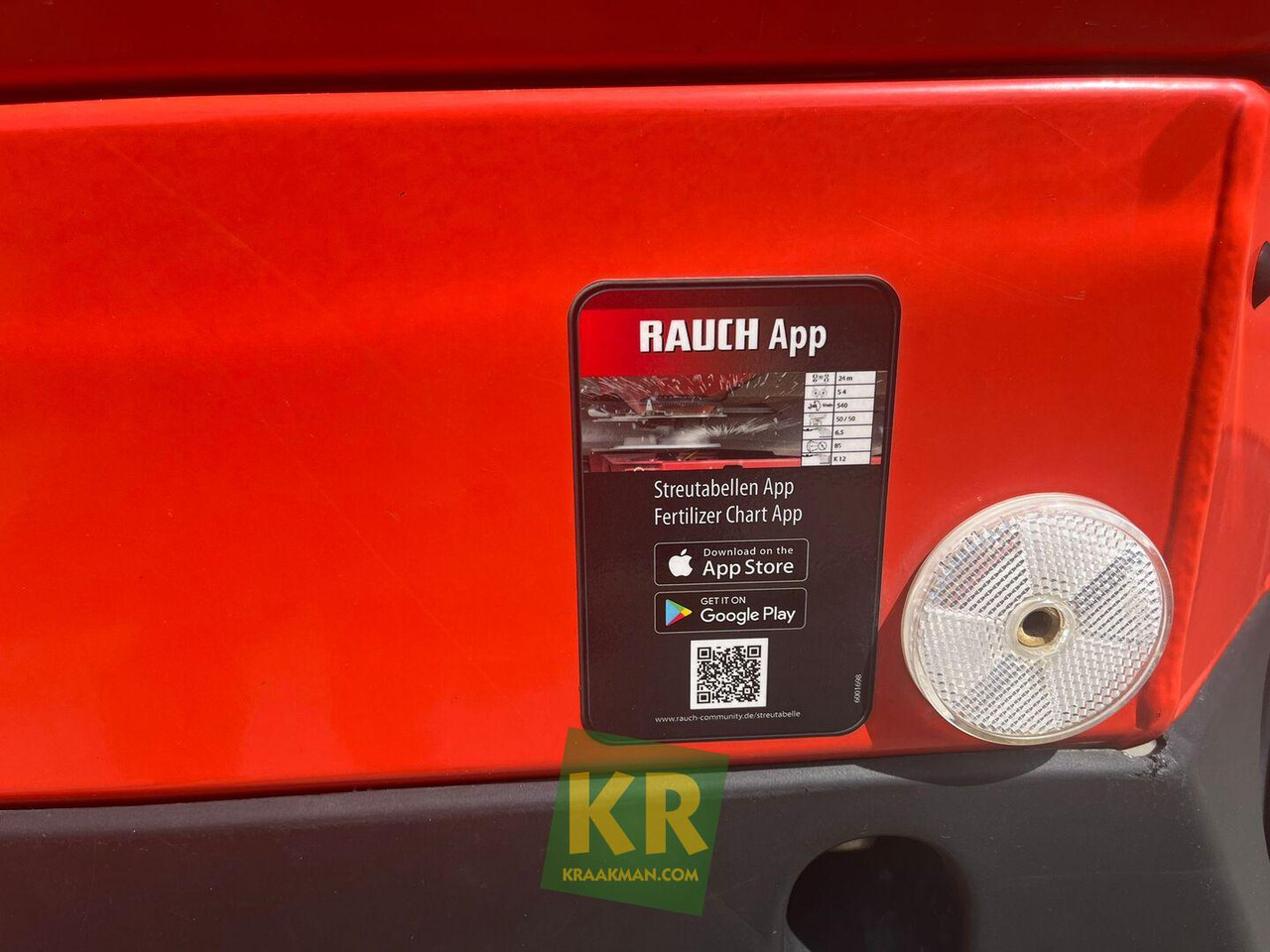 Fertilizer spreader Rauch ZZ Conversie