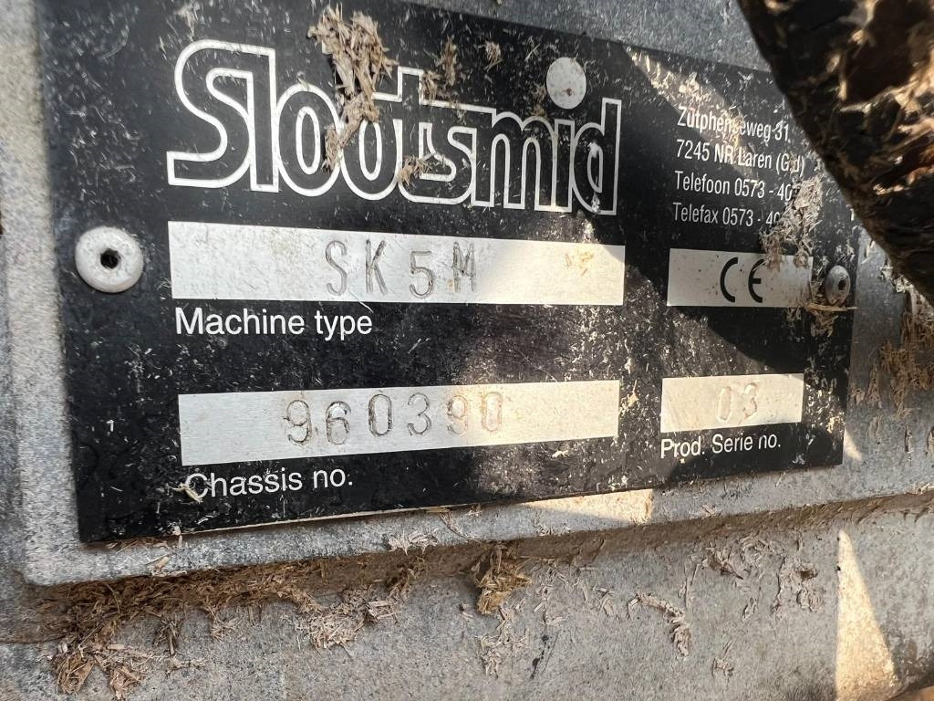 Fertilizing equipment Slootsmid SK 5 M