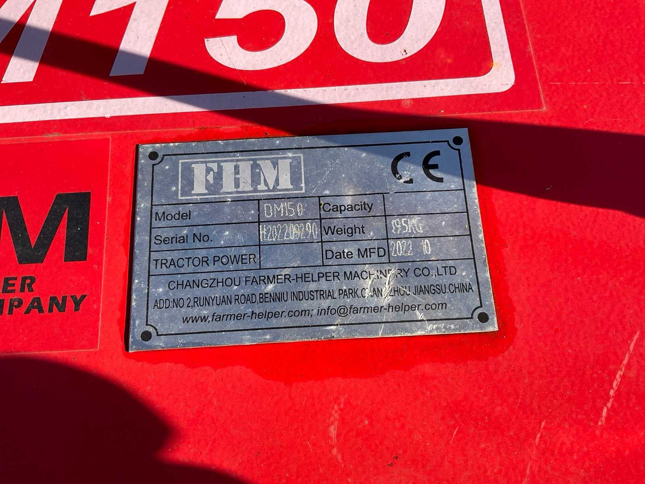 Flail mower/ Mulcher FHM DM150