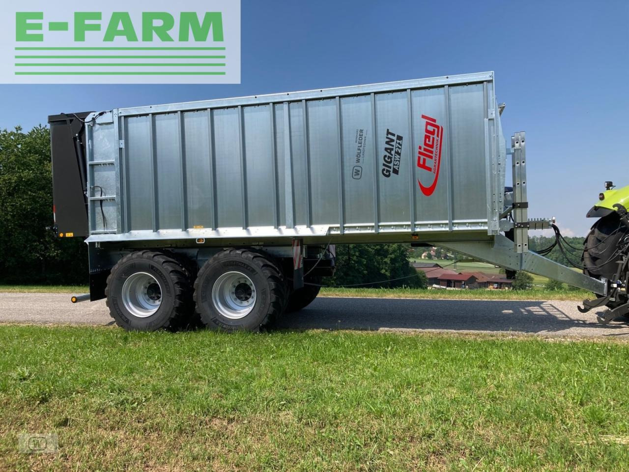 Farm tipping trailer/ Dumper Fliegl gigant asw 271: picture 2