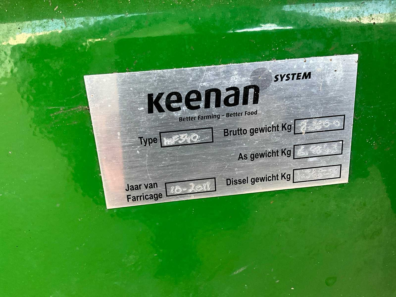 Forage mixer wagon Keenan MF340
