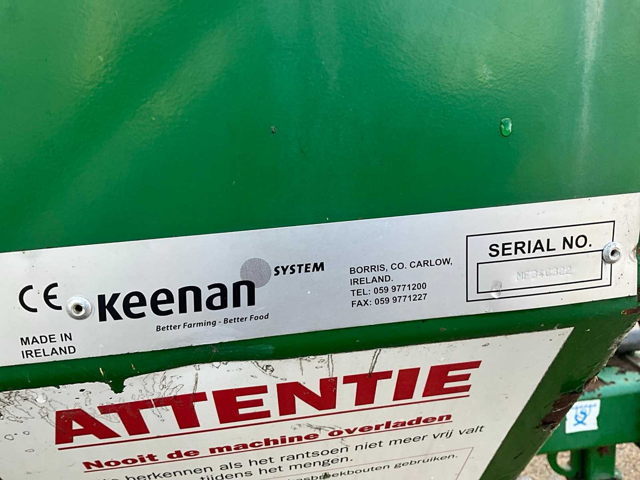 Forage mixer wagon Keenan MF340