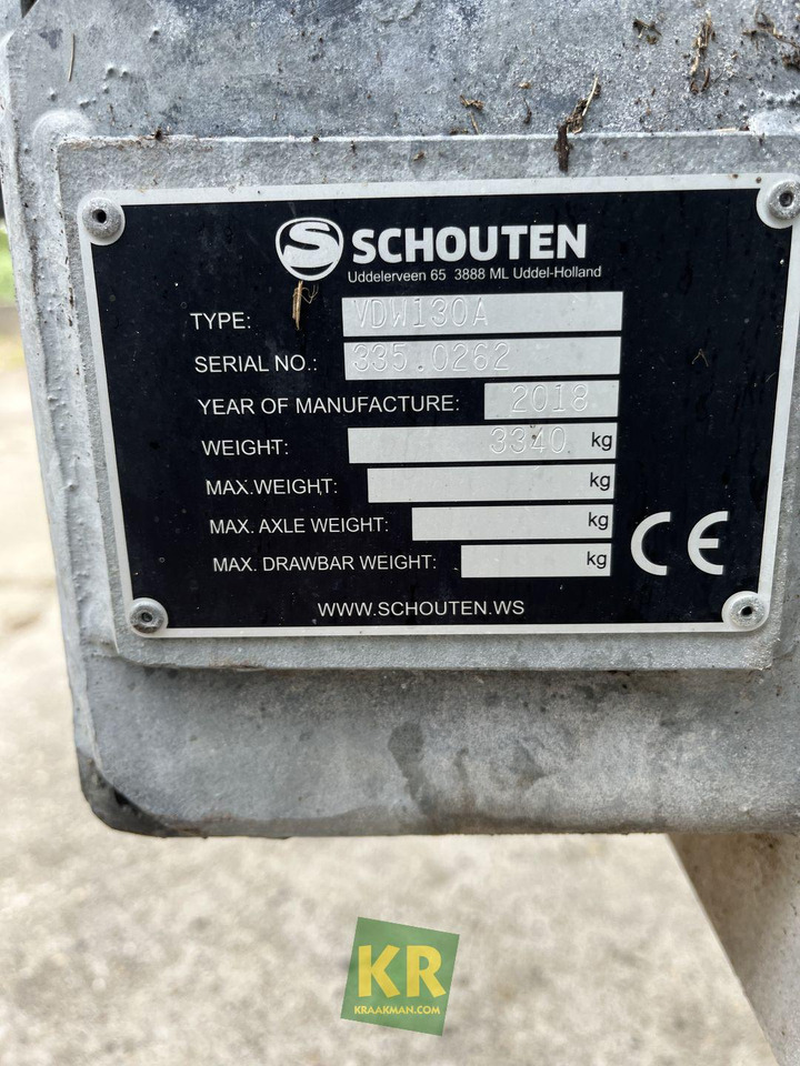 Forage mixer wagon Schouten VDW 130A