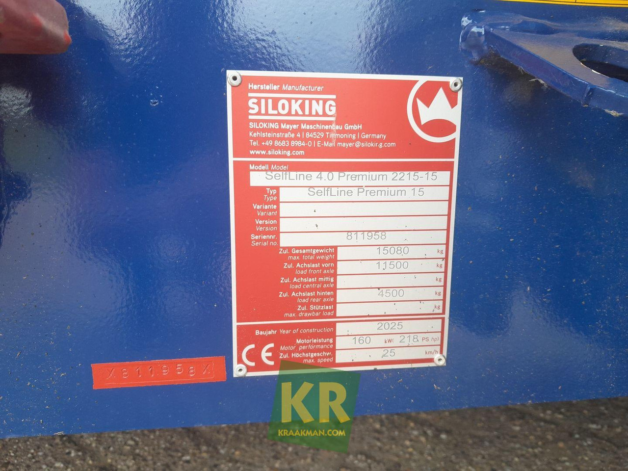 Forage mixer wagon Selfline Siloking