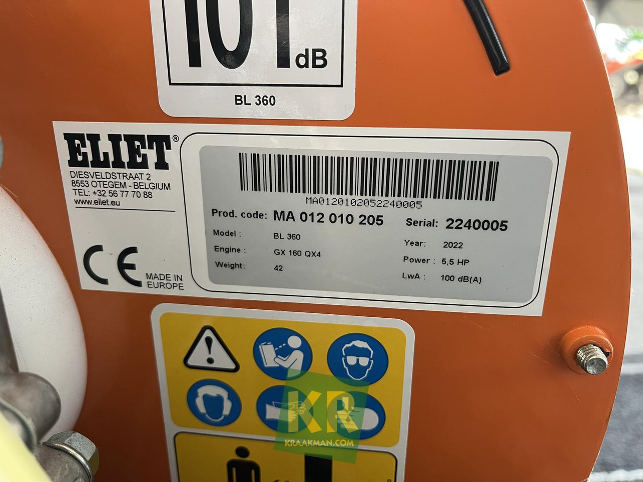 Garden equipment BL Eliet