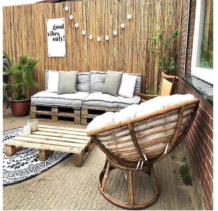 Garden equipment Erfafscheiding Bamboe matten