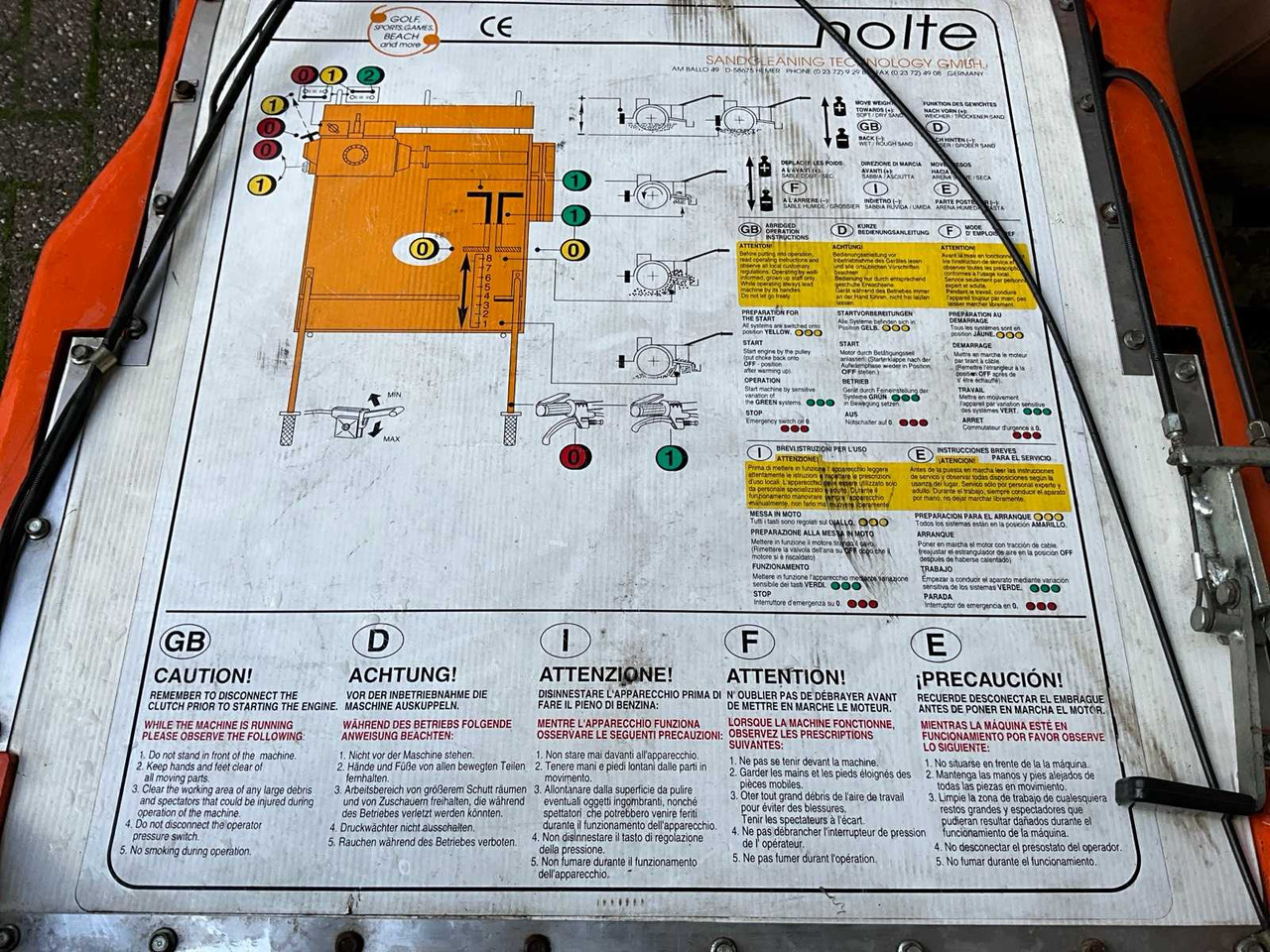 Garden equipment Nolte BC1000