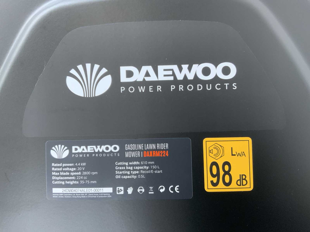 Garden mower Daewoo DAXRM224