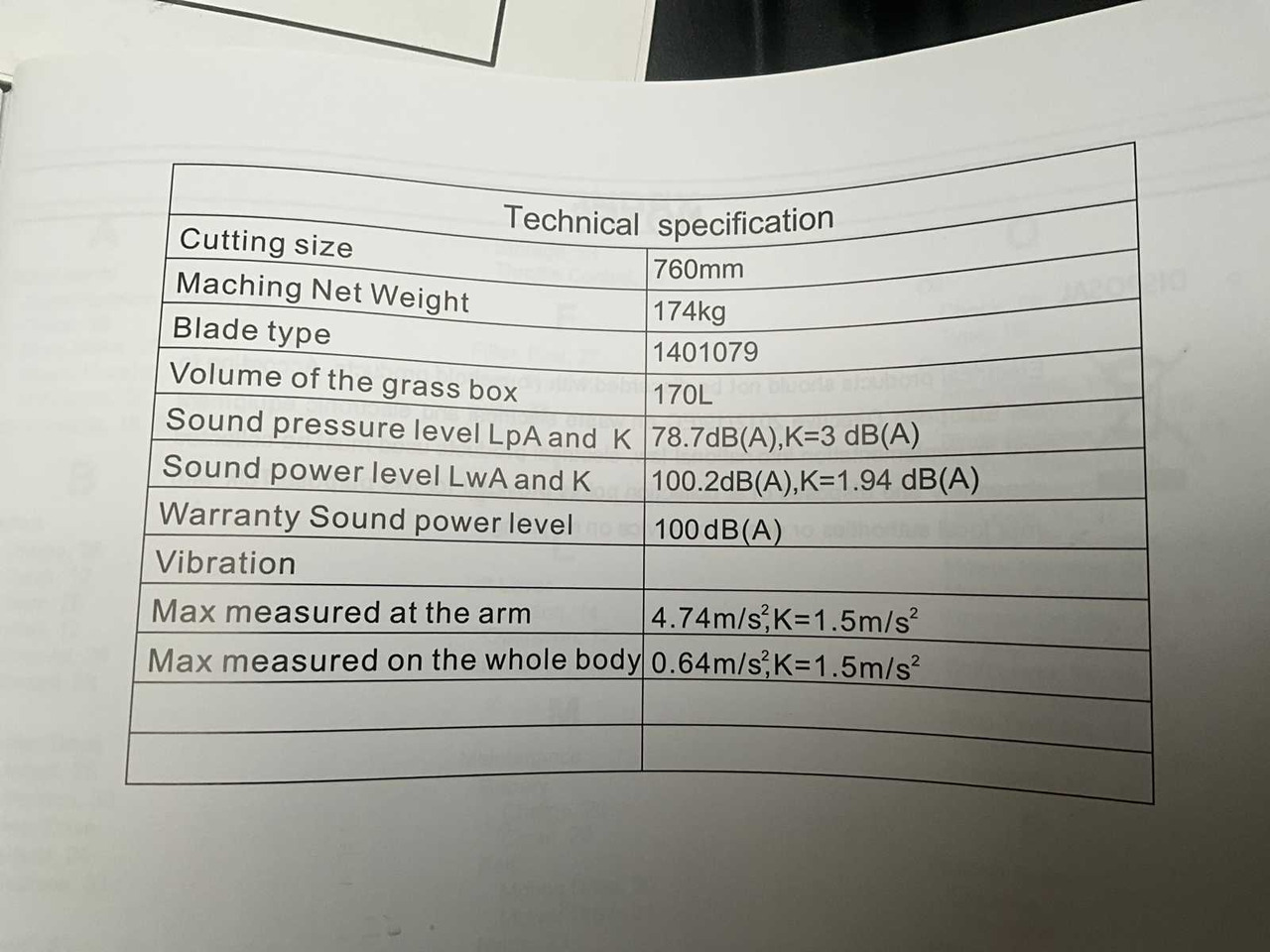 Garden mower HH 30 inch
