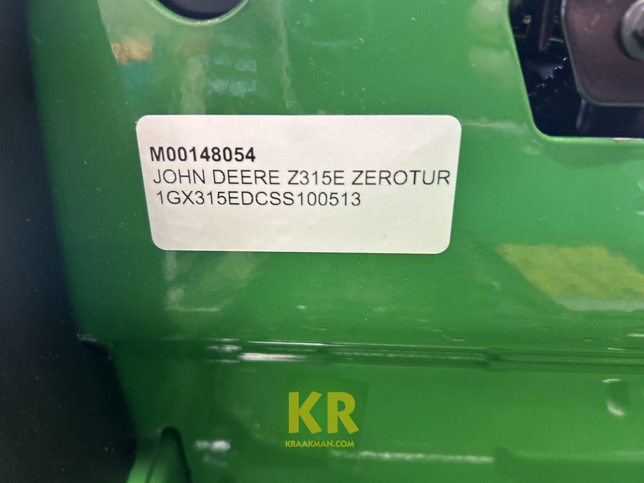 Garden mower John Deere Z315E Zeroturn maaier