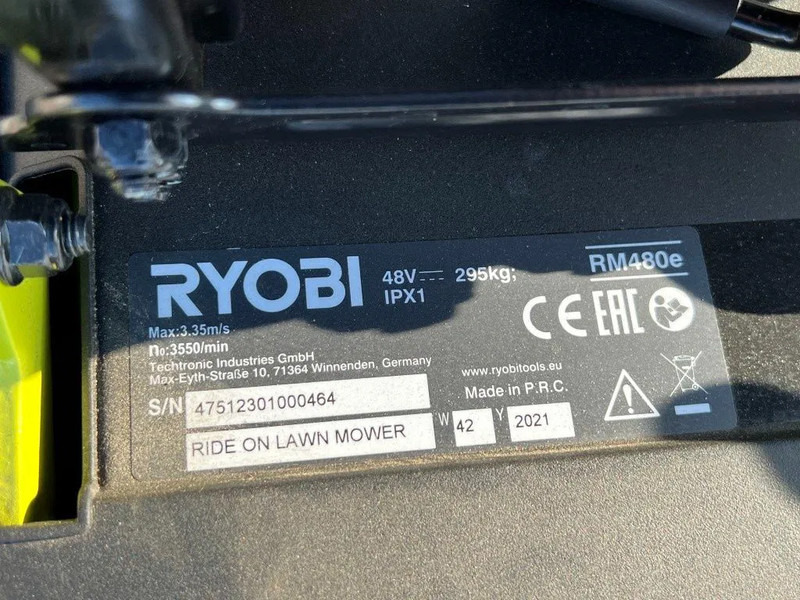 Garden mower Ryobi RM480E