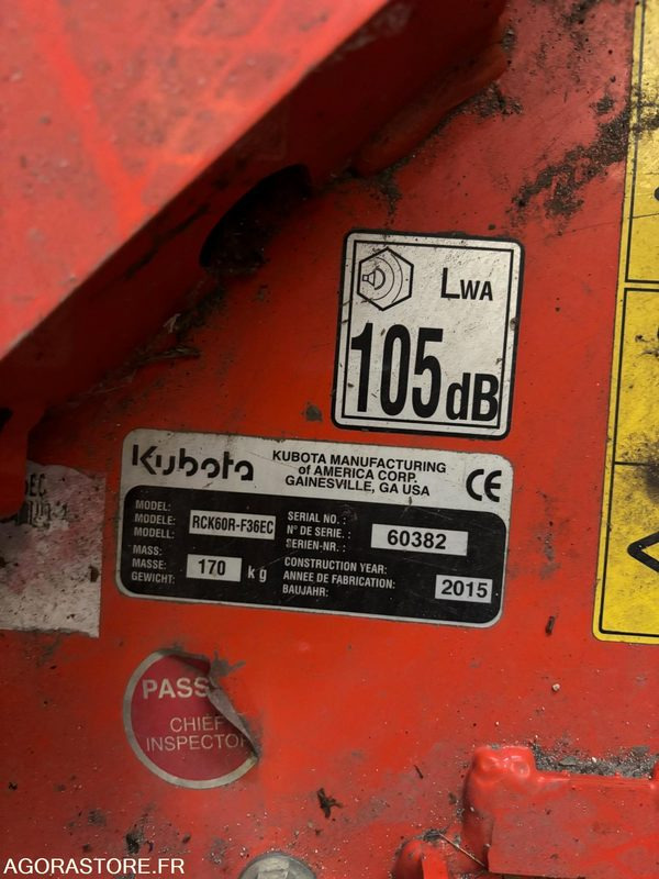 Garden mower Tondeuse autoportée KUBOTA F3090