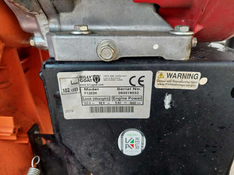 Garden tiller Billy Goat F 902H