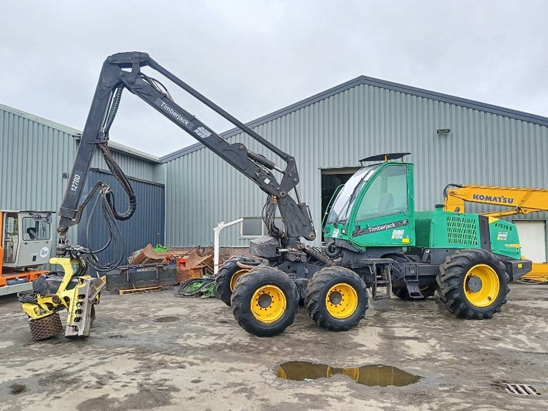 Harvester Timberjack 1270D harvester delimber bomenrooier 2004 CE airco