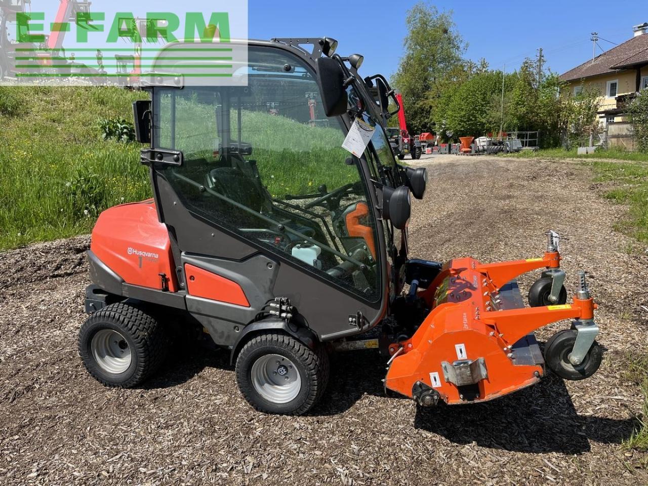 Farm tractor Husqvarna p525 d mit kabine und schleglmäher: picture 8