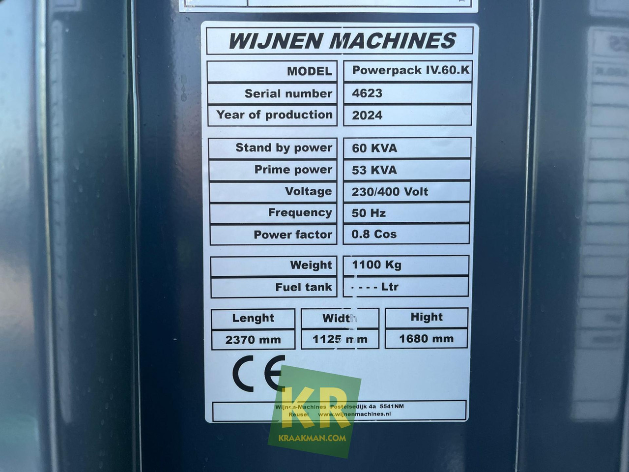 Irrigation system WIJNEN RM70