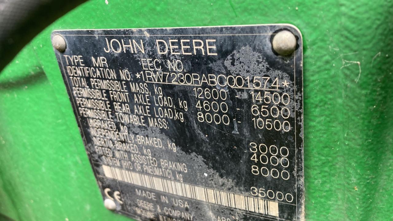 Leasing of John Deere 7230R John Deere 7230R: picture 13