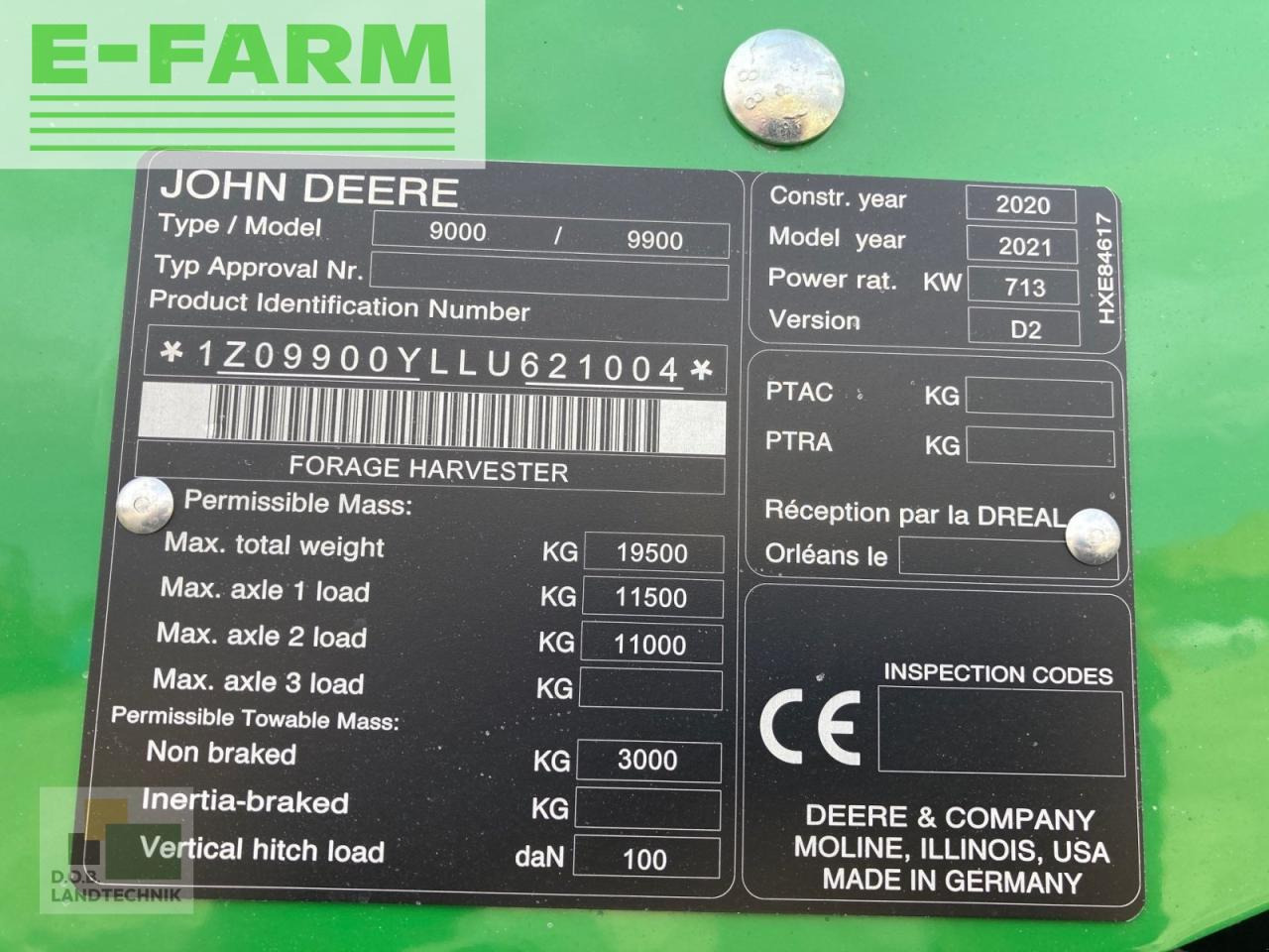 Farm tractor John Deere 9900 i: picture 4