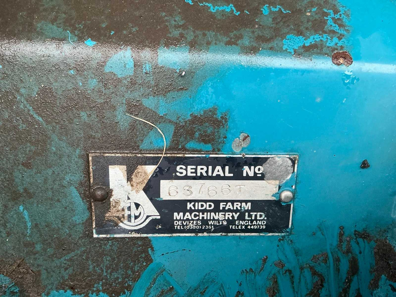 Agricultural machinery Kidd Strawchopper