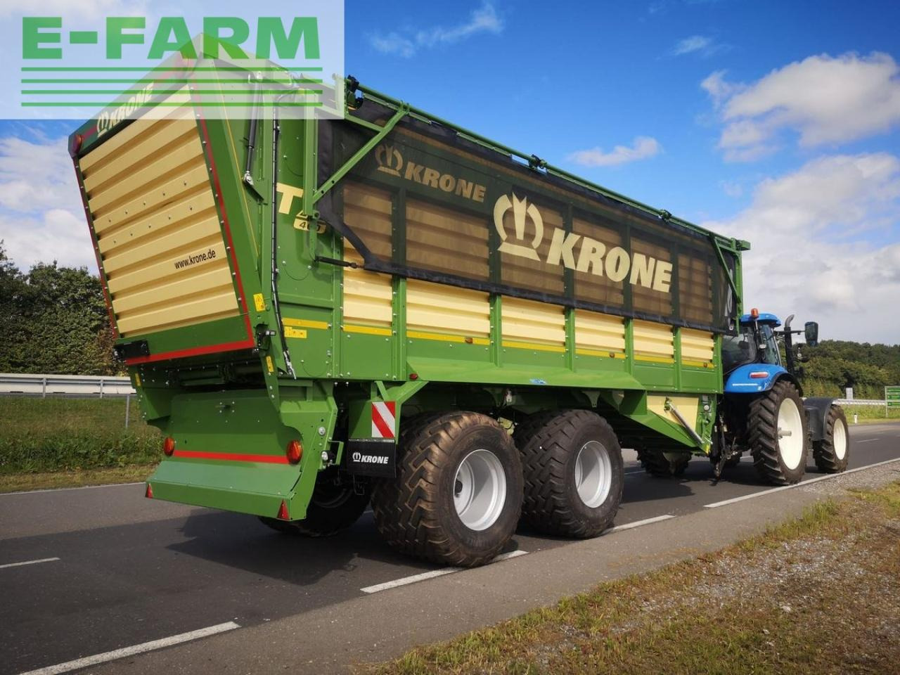 Farm tipping trailer/ Dumper Krone tx 460: picture 5