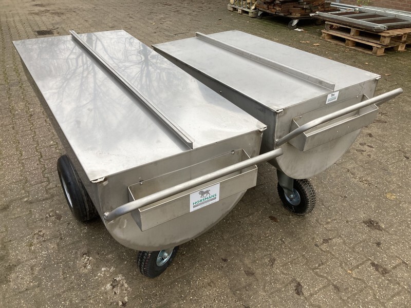 Livestock equipment RVS voerwagen