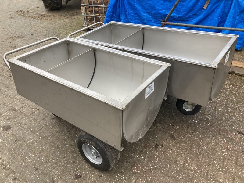 Livestock equipment RVS voerwagen