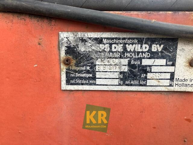 Manure spreader 4200L waterwagen KAWECO