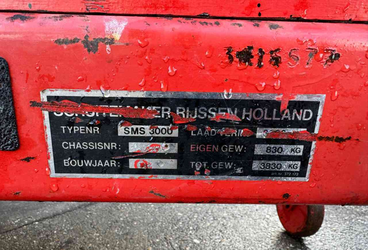 Manure spreader Schuitemaker SMS 3000
