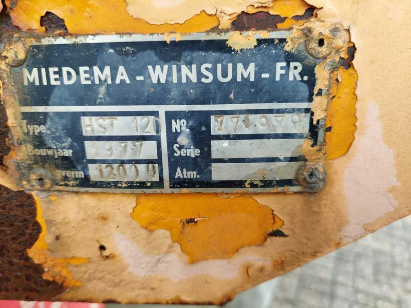 Agricultural machinery Miedema HST 120