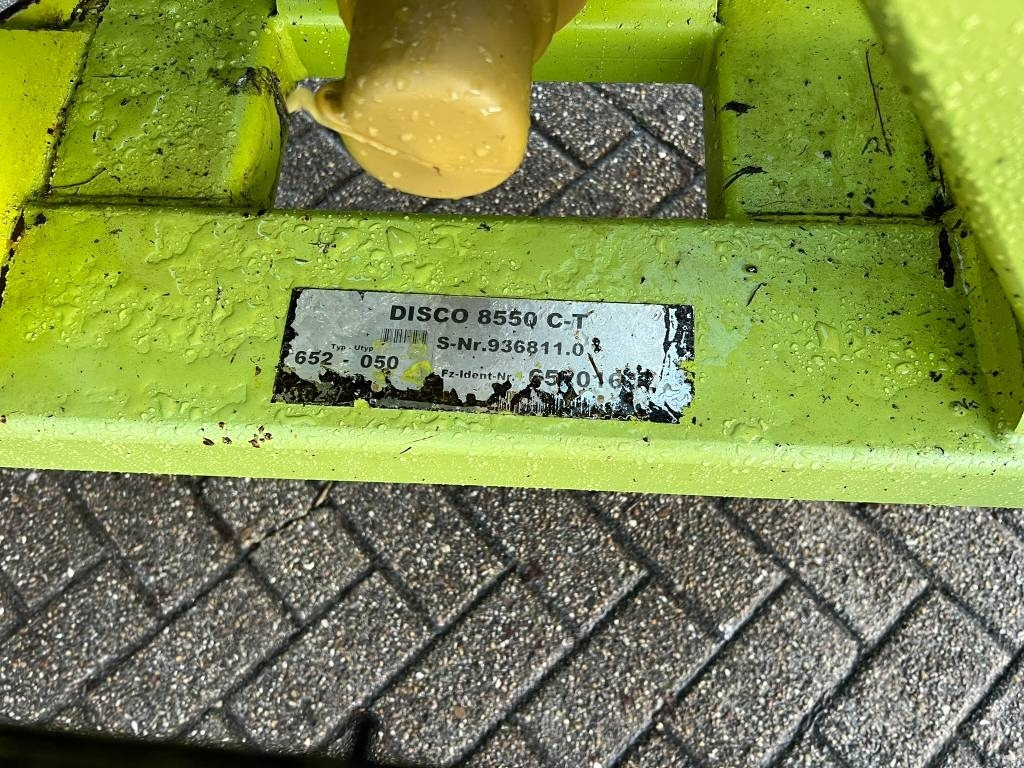 Mower Claas Disco 8550 C maaier