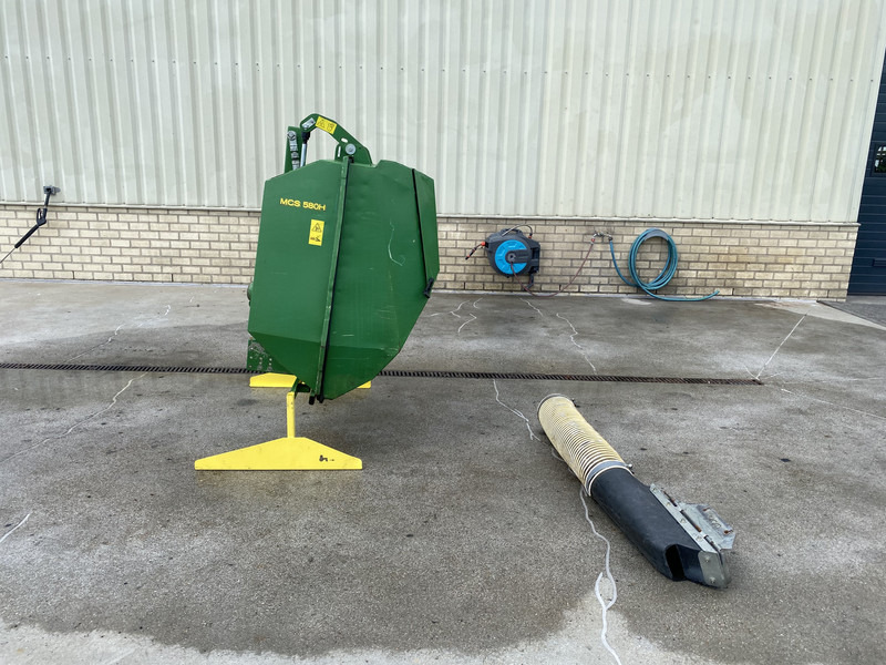 Mower John Deere MCS 580 H, Hoogkieper, Opvangbak + afzuiging